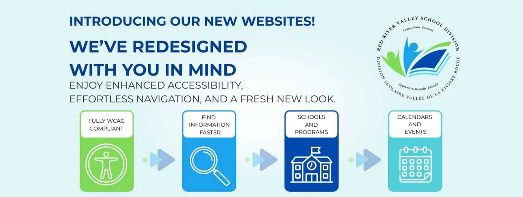 Welcome to our redesigned website!